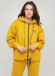 Толстовка женская зимняя Only Women горчичная Толстовка женская зимняя Only Women горчичная