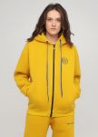 Толстовка женская зимняя Only Women горчичная с рибаной внизу Толстовка женская зимняя Only Women горчичная с рибаной внизу
