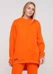Свитшот женский зимний Only Women оранжевый mega oversize  Свитшот женский зимний Only Women оранжевый mega oversize