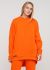 Свитшот женский зимний Only Women оранжевый mega oversize 