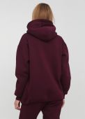 Худи женское сливовое зимнее Only Women