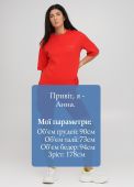 Капрі жіночі літні Only Women червоні з маленькою жовтою вишивкою спереду