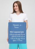 Футболка жіноча V-виріз Sheina Only Women біла зі сріблястим лого ззаду Футболка жіноча V-виріз Sheina Only Women біла зі сріблястим лого ззаду