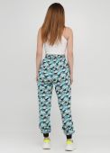 Штани-джогери жіночі демісезонні Only Women Dino бірюзові (високий зріст)