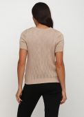 Блузка женская бежевая вязаная Only Women Блузка женская бежевая вязаная Only Women