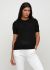 Блузка жіноча в'язана літня Only Women чорна з рукавом на резинці