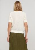 Блузка жіноча в'язана літня Only Women молочна