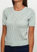 Блузка жіноча в'язана Only Women бірюзова