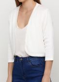 Болеро жіноче в'язане Only Women біле