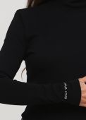 Боді жіноче Only Women чорне (горловина стійка) з вишивкою на рукаві Боді жіноче Only Women чорне (горловина стійка) з вишивкою на рукаві