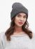 Шапка жіноча в'язана Only Women темно-сірий меланж з італійської вовни