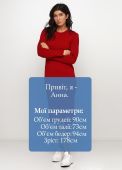 Сукня жіноча в'язана Only Women червона з італійської вовни
