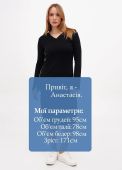 Сукня жіноча Only Women чорна з кантом з боків Сукня жіноча Only Women чорна з кантом з боків
