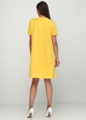 Платье женское желтое летнее повседневное а-силуэт Only Women
