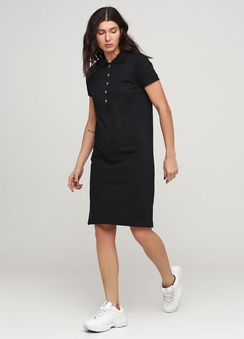 Сукня Polo жіноча літня Only Women чорна (лакоста) Сукня Polo жіноча літня Only Women чорна (лакоста)