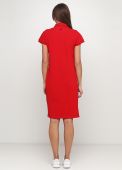 Платье Polo женское летнее Only Women красное (лакоста)