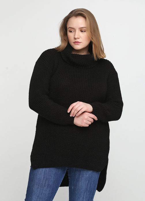 Туніка жіноча в'язана Only Women чорна