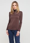 Гольф женский Only Women коричневый с высокой стойкой Гольф женский Only Women коричневый с высокой стойкой