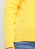 Гольф жіночий в'язаний Only Women жовтий з бавовни