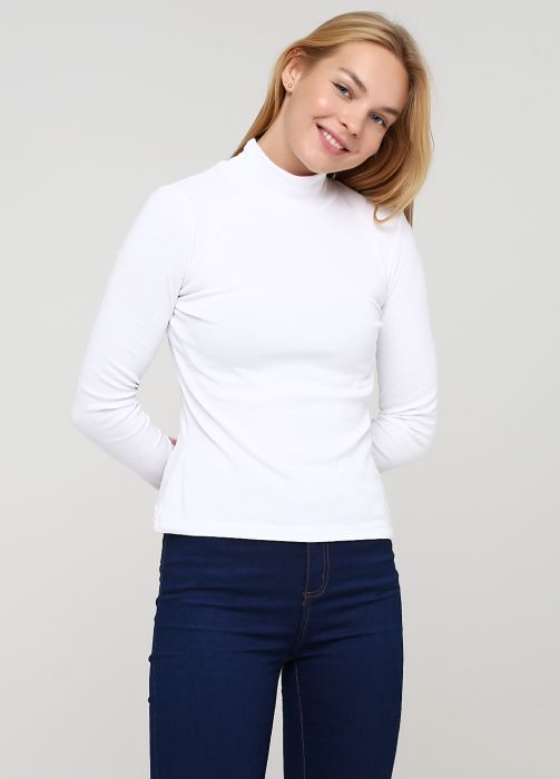 Гольф женский Only Women белый (стойка)