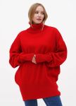 Свитер женский Only Women красный из итальянской шерсти (mega oversize) Свитер женский Only Women красный из итальянской шерсти (mega oversize)