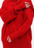 Свитер женский Only Women красный из итальянской шерсти (mega oversize)