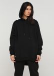 Худи женское зимнее Only Women mega oversize черное Худи женское зимнее Only Women mega oversize черное