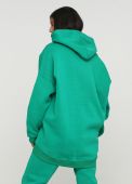 Худи женское зеленое зимнее mega oversize Only Women