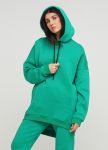 Худи женское зеленое зимнее mega oversize Only Women Худи женское зеленое зимнее mega oversize Only Women