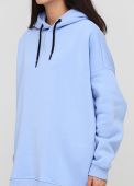 Худі жіноче зимове Only Women блакитне mega oversize