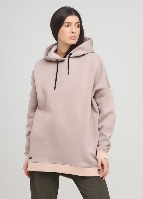 Худі жіноче зимове Only Women mokko mega oversize