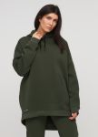 Худи женское оливковое зимнее mega oversize Only Women Худи женское оливковое зимнее mega oversize Only Women