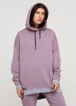 Худи женское розово-серое зимнее mega oversize Only Women Худи женское розово-серое зимнее mega oversize Only Women