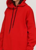 Худі жіноче зимове Only Women червоне mega oversize