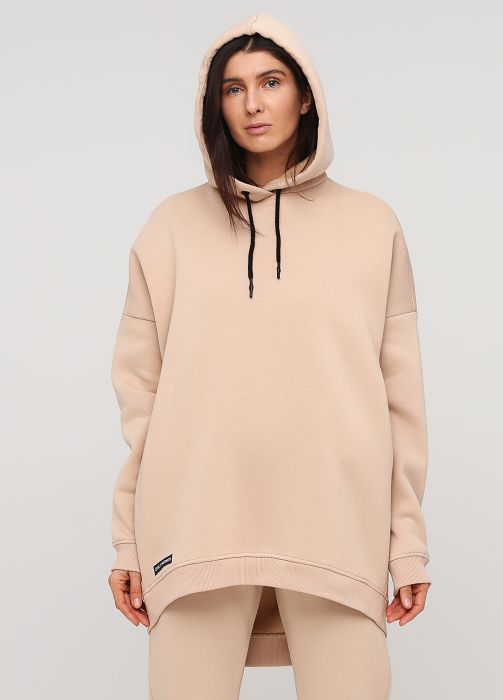 Худі жіноче зимове Only Women пісочне (mega oversize) Худі жіноче зимове Only Women пісочне (mega oversize)