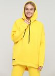 Худи женское жёлтое зимнее mega oversize Only Women Худи женское жёлтое зимнее mega oversize Only Women