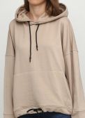 Худи женское бежевое демисезонное Only Women