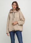 Худи женское бежевое демисезонное Only Women Худи женское бежевое демисезонное Only Women