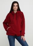 Худи женское бордовое демисезонное Only Women Худи женское бордовое демисезонное Only Women