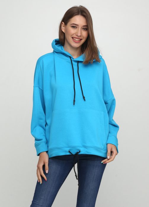 Худі жіноче демісезонне Only Women блакитне