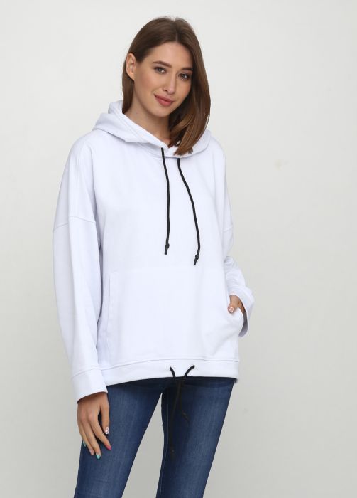 Худи женское белое демисезонное Only Women