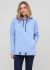 Худі жіноче зимове Only Women блакитне з накладеною кишенею
