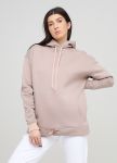 Худи женское мокко зимнее c накладным карманом Only Women Худи женское мокко зимнее c накладным карманом Only Women