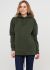 Худі жіноче зимове Only Women оливкове з накладеною кишенею