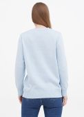 Джемпер женский вязаный Only Women небесный из хлопка