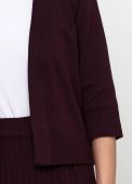 Кардиган жіночий в'язаний Only Women фіолетовий з бавовни