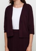 Кардиган жіночий в'язаний Only Women фіолетовий з бавовни