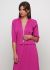 Кардиган женский вязаный Only Women фуксиновый из хлопка с рукавом три четверти