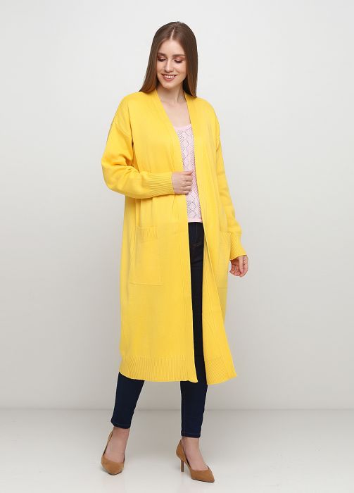Кардиган женский демисезонный Only Women желтый Кардиган женский демисезонный Only Women желтый