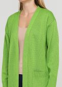 Кардиган женский Only Women зелёный из итальянской шерсти Кардиган женский Only Women зелёный из итальянской шерсти